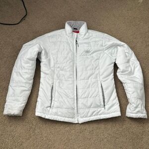 White womens Marker puffer‎ snow jacket